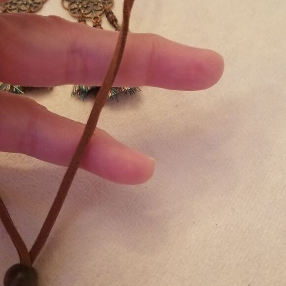 Bohemian Tassel Necklace and Earring Set - Picture 6 of 7